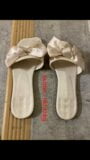 cum white sandals_cum on shoes_cum flat sandal snapshot 1