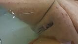 BBW wife PISSING under water in bathtub snapshot 8