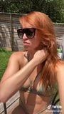 Danielle Moinet AKA Summer Rae in a bikini outsiode snapshot 4