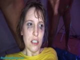 her very first gangbang experience snapshot 14