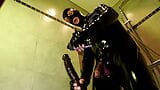 Rubberboy jerk off in the bathroom snapshot 9