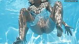 Bonnie sexy tight petite brunette pornstar swimming snapshot 14