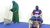 Muslim Niqab House Maid Fucked Hard By her Boss snapshot 3