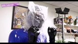 Anaerobic Exercise gas mask Rubber latex Breath Play snapshot 6