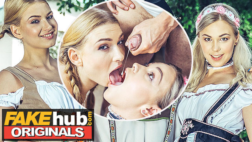 FAKEhub – Horny blonde Oktoberfest girls have orgasmic threesome after party