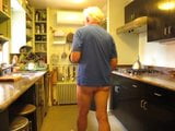 In the kitchen with an erection snapshot 1