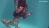 Redhead baby Nikita Vodorezova gets naked fast underwater snapshot 3