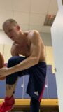 Horny in the gym locker room for handsome dicks snapshot 3