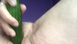 Slutty Granny Fucks Pussy With Cucumber Part #1 snapshot 14