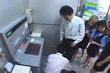 Four Japanese OLs spitting on coworker snapshot 3