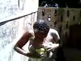 18yr old baths outside at daytime snapshot 1