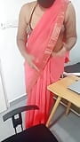 Amma pink saree nhập vai giả tưởng snapshot 3