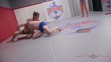 Sofie Marie in mixed wrestling dominating a guy snapshot 10