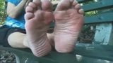 Sexy Girl Showing Off Her Feet Soles snapshot 2