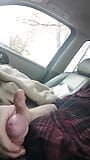 Publicly made a little solo cumshot in my car snapshot 12