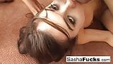 La mora Sasha Grey viene raddoppiata da due ragazzi snapshot 13