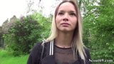 German Scout - remaja bertatu kurus Monika menggoda untuk berkongkek keras snapshot 7