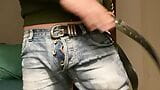 Showing bulge in my jeans snapshot 2