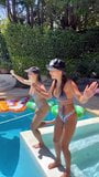 Vanessa Hudgens and Stella Hudgens in bikinis on TikTok snapshot 2