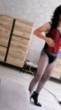 Dance in pantyhose snapshot 8