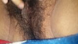 Playing with my hairy pussy snapshot 2