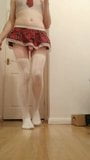 Sissy shows off uniform snapshot 1