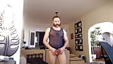 Bushy Mustache Daddy Wank and Cum - Blast from the Past snapshot 3