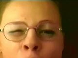 Classic homemade facial with glasses snapshot 9