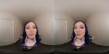 Petite Ailee Anne ca League of Legends Caitlyn te interogează cu porno VR snapshot 3