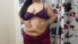 Desi Bhabhi își seduce iubitul în apel video snapshot 1