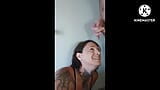 Tattooed transgender blowjob cum facial comp snapshot 8