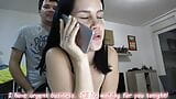 Hermanastra anna folla sobre la mesa y prepara una sorpresa para su novio cornudo snapshot 2