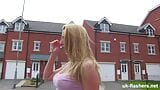 Chubby British Amateur Flashing in Public snapshot 4