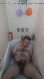 NerdyBiBear - shower dry hump and stroke snapshot 2