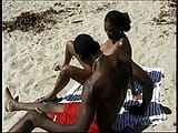 Sweet black couple enjoys a rough fucking under the sun snapshot 6