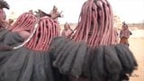 African Himba women dance and swing their saggy tits around snapshot 1