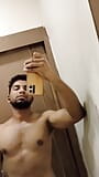 Indian  Desi Muscular Guy Flashing Big Black Cock  Lund, Solo Cum.. snapshot 2