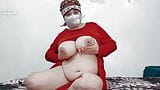 Payudara besar wanita gemuk menunjukkan payudara besar dan memek indah snapshot 12