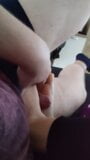 Footjob amateur snapshot 11