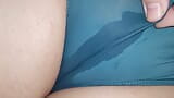 Spiting And Rubbing My Gilfriend's panties and Pussy Close up snapshot 13