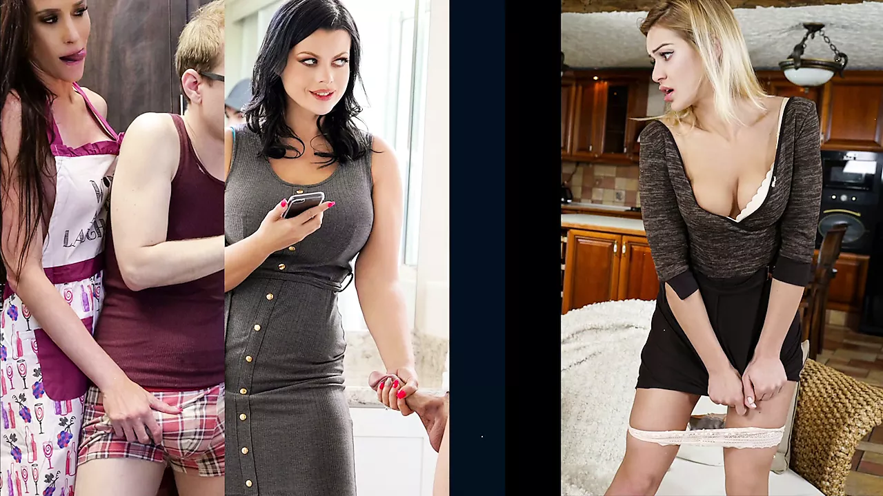 Gorgeous Big Titted Stepmother Strips And Sucks Teen Boy While Her Husband Is On Business Trip