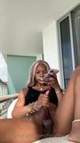 beauty tranny jerking in balcony snapshot 4