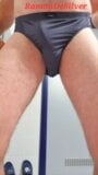 Master Ramon pisses, spits, massages, fingers in his new horny noble silk shorts, very horny snapshot 5