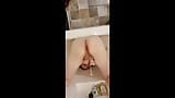Femboy covers herself in piss in the tub snapshot 3