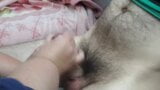 Close up handjob with cumshot amateur couple snapshot 12