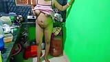 Hot mallu housewife masturbat on kitchen room snapshot 3