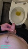 Cute 18 Teen Boy Can't Hold Pee so he Peeing in Public Toilets POV 4K snapshot 9