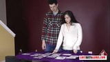 A girl and a guy play a game of strip match the cards snapshot 3