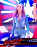 Wwe - peyton royce en sexy traje de mezclilla con lacey evans snapshot 2