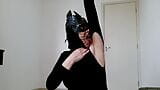 Brazilian Miss in Armpit Fetish as a CatWoman licking snapshot 8